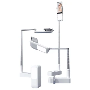 2021 new phone holder lampe selfie fill light support portable pour stand telephone voiture bluetooth camera free global shipping
