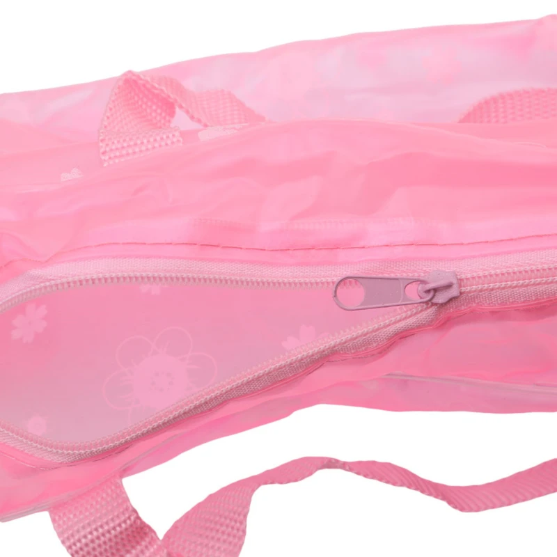 

5 Colors Make Up Organizer Bag Toiletry Bathing Storage Bag Women Waterproof Transparent Floral PVC Travel Cosmetic Bag