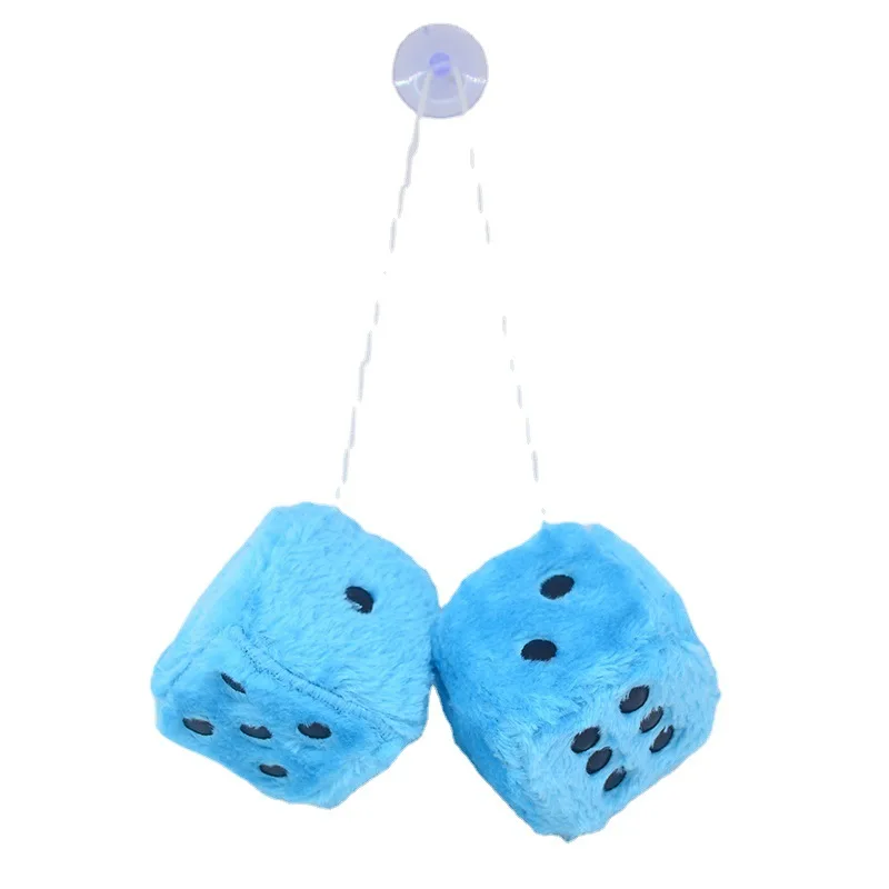 7 5 см длинные волосы горячее тиснение точечные игральные кости плюшевая игрушка