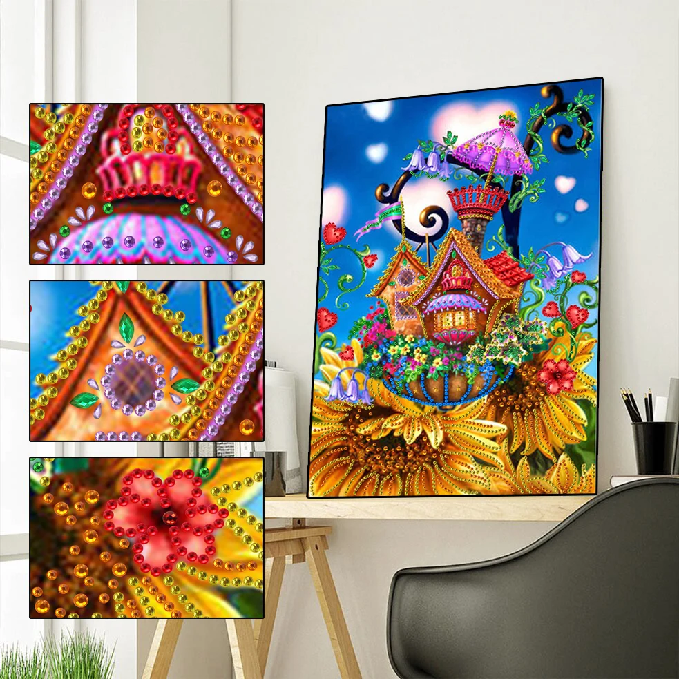 

Crystal Rhinestone 5D DIY Diamond Painting Fantasy Shaped Diamond Embroidery Shiny Bead Embroidery Handmade Gift Home Decoration