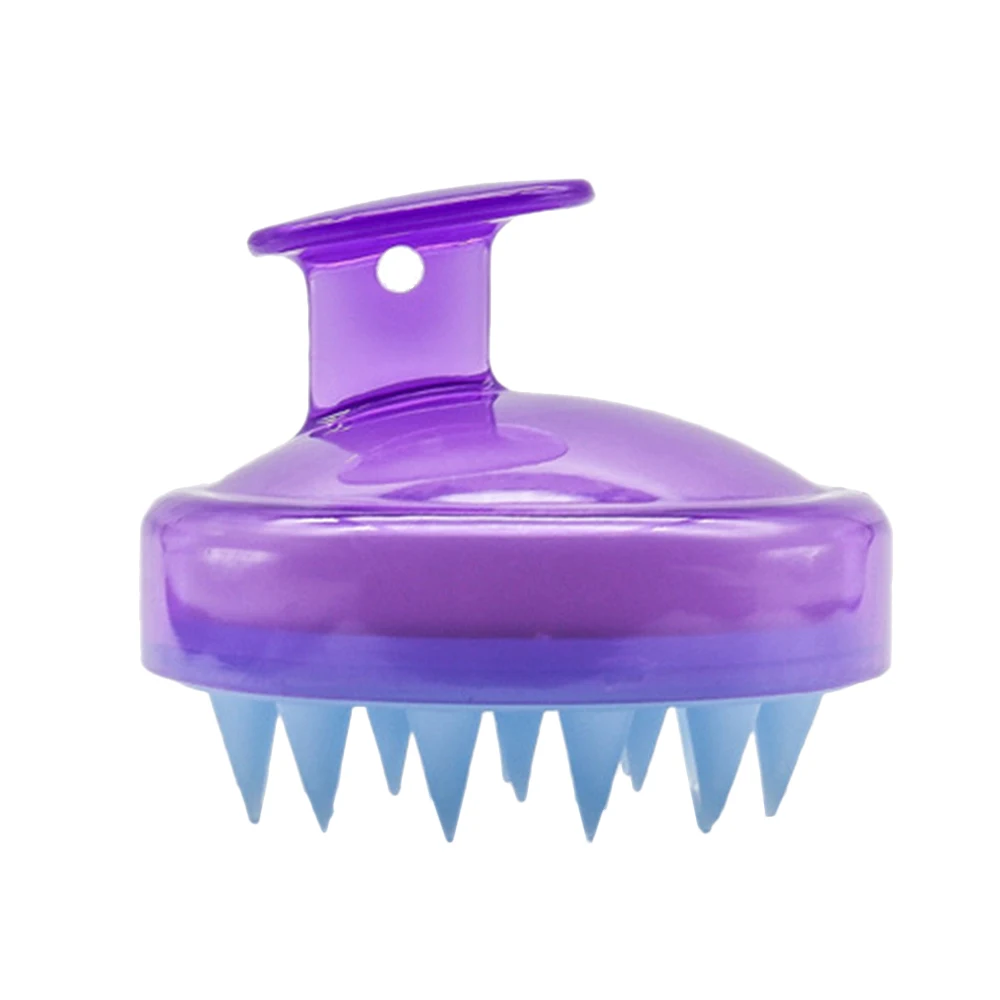 Силиконовый шампунь для мытья головы Массажная щетка волос расческа ухода за