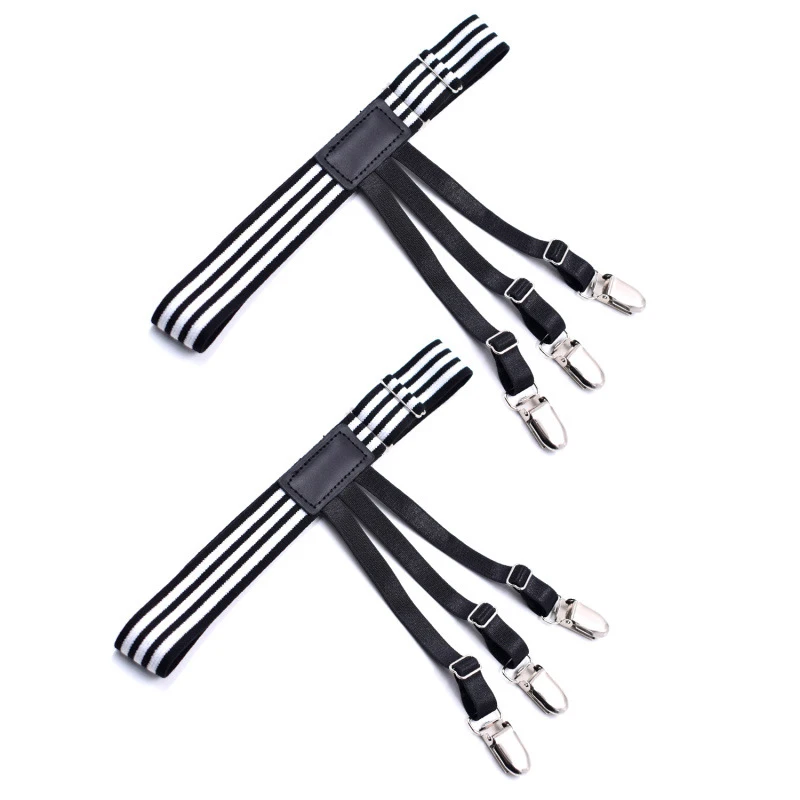 Мужская мода рубашка подвязки для мужчин и женщин эластичный регулируемый пояс