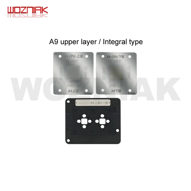 A9 upper JABE UD для iPhone A8 A9 A10 A11 A12 Baseband cpu BGA трафареты с магнитной основой позиционирования - Цвет: A9 upper