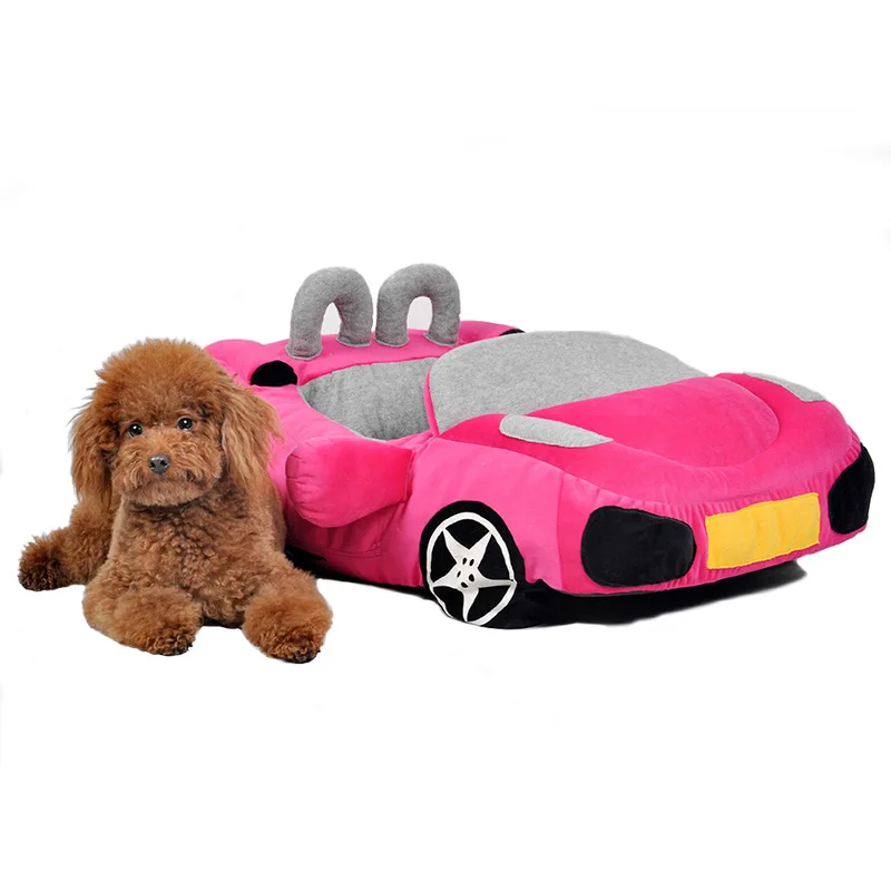 

Pet Car Shape Cat Nest Soft Puppy House Warm Cushion Dog Bed Fashion For Teddy Chihuahua Kennels Kitten Padded Sofa