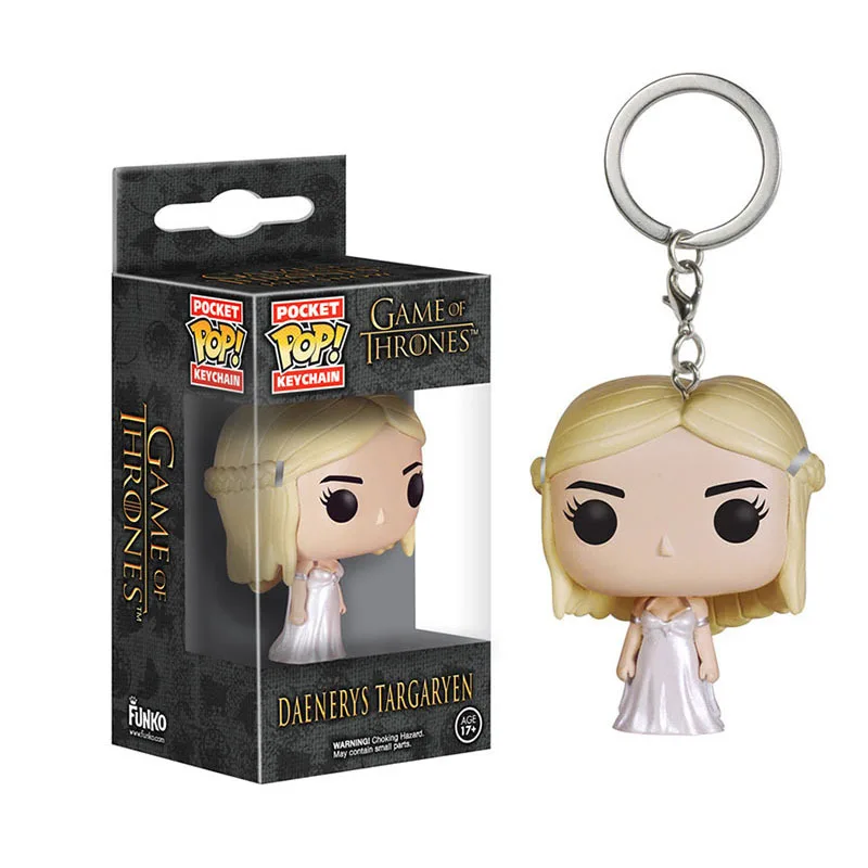FUNKO POP Игра престолов Карманный Брелок Джон Сноу Тирион Дейенерис ночной король