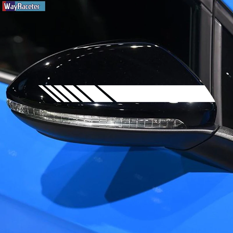 2 шт. наклейка на зеркало заднего вида для автомобиля украшение VW Volkswagen Golf Polo Scirocco