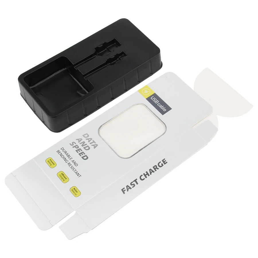 Розничная упаковка пустая бумажная упаковочная коробка для iPhone Samsung Type C Micro USB