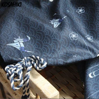 

KOSAHIKI Haori Women Japan Style Kimono Cardigan Femme Yukata Summer Loose Vintage Ladies Blouse Printed Blusas Kimonos