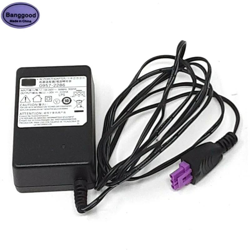 

0957-2286 0957-2290 30V 333MA Printer Charger AC Power Adapter for HP Deskjet 1050 1000 2050 2000 2060 3000 3050 Printer