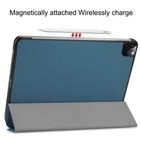 for ipad air 10 5inch 9 7inch ipad mini 7 9inch protective case smart cover foldable stand holder flip sleeve with pencil slot