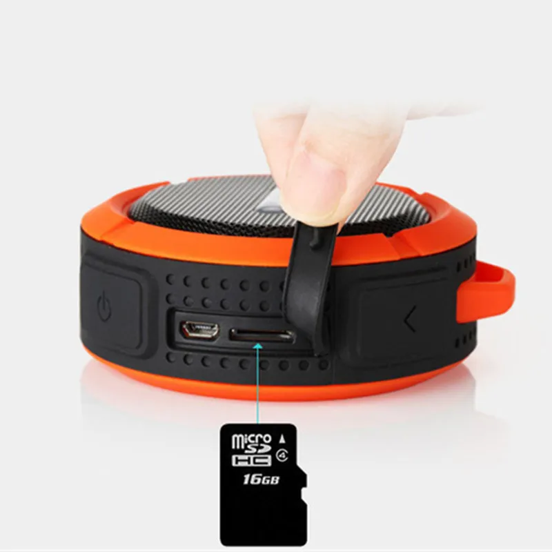 Портативная колонка Миниатюрная Bluetooth водонепроницаемая уличная звуковая