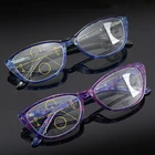Женские очки для чтения Seemfly, очки для дальнозоркости с мультифокальным цветком, 1,0, 1,5, 2,0, 3,5