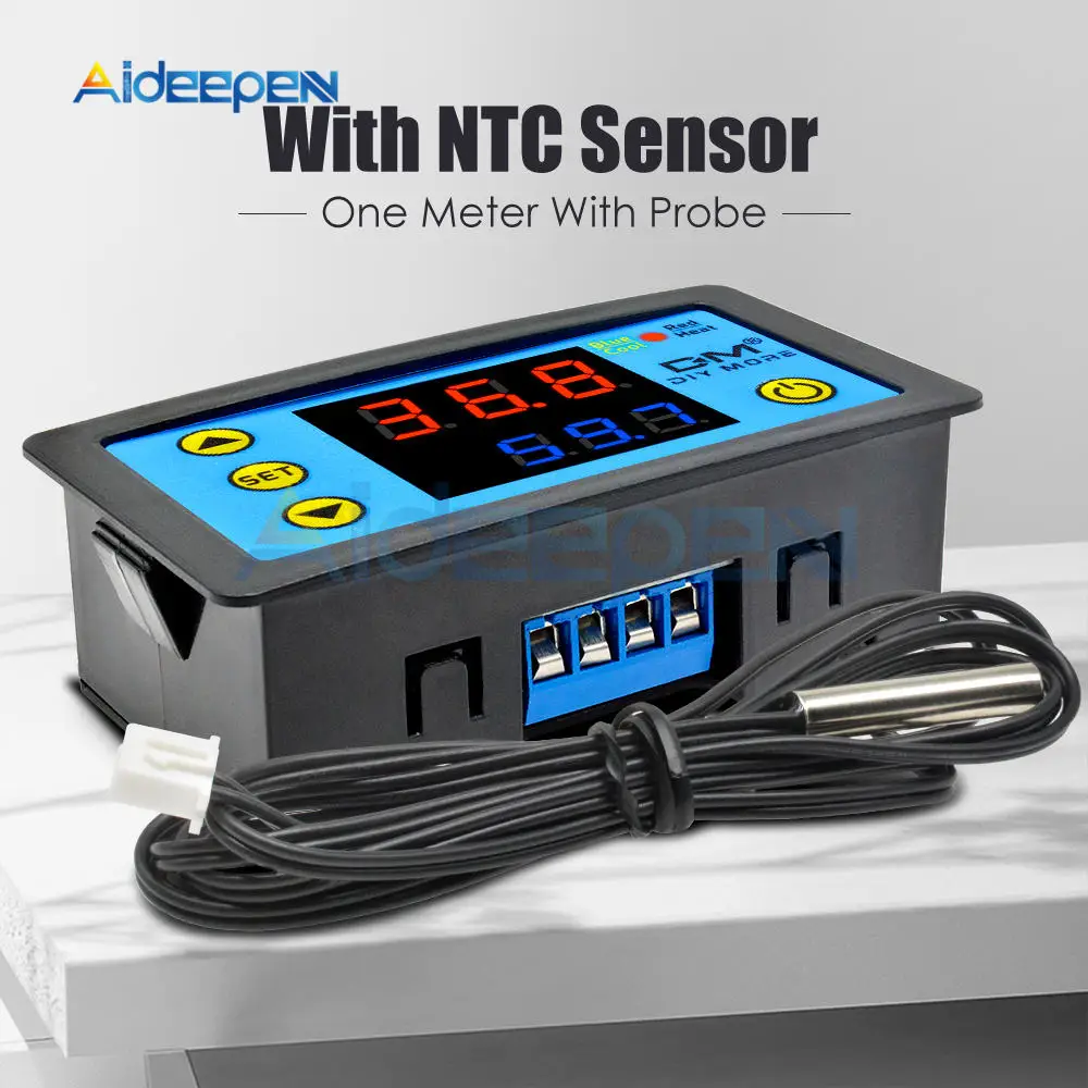 W3231 AC 110 V-220 V DC12V 24V Цифровой термостат регулятор температуры Измеритель Тестер Один/двойной дисплей Замена W3230