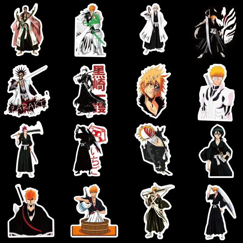 50 шт. японского аниме BLEACH наклейка s Kurosaki Скрапбукинг наклейка для ноутбука телефона холодильника скейтборда скрапбук детская игрушка наклейка