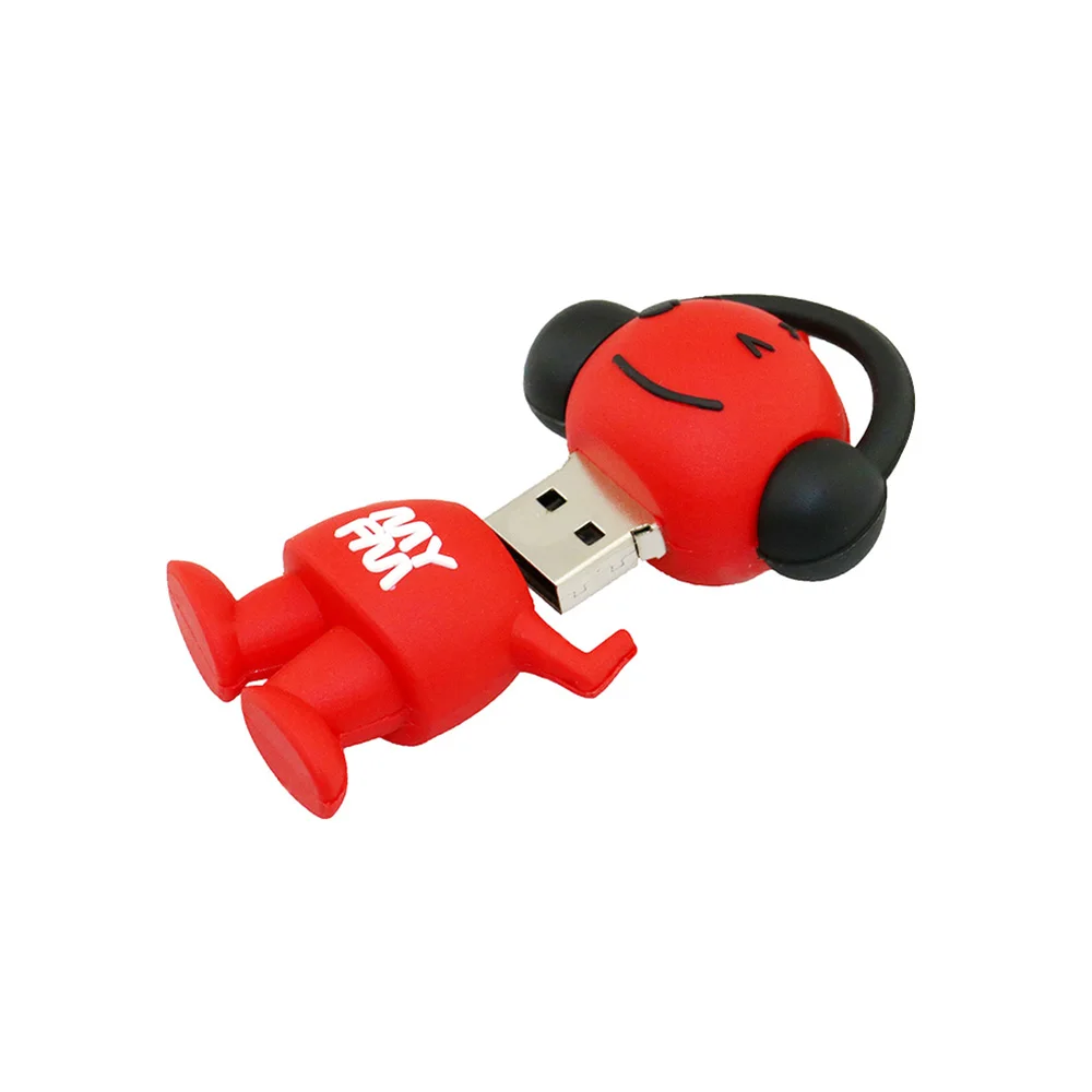 USB флеш накопитель Red Music Boy FM карта памяти 4 ГБ 8 16 32 64 Гб 128 256 Mini Cle подарок|USB