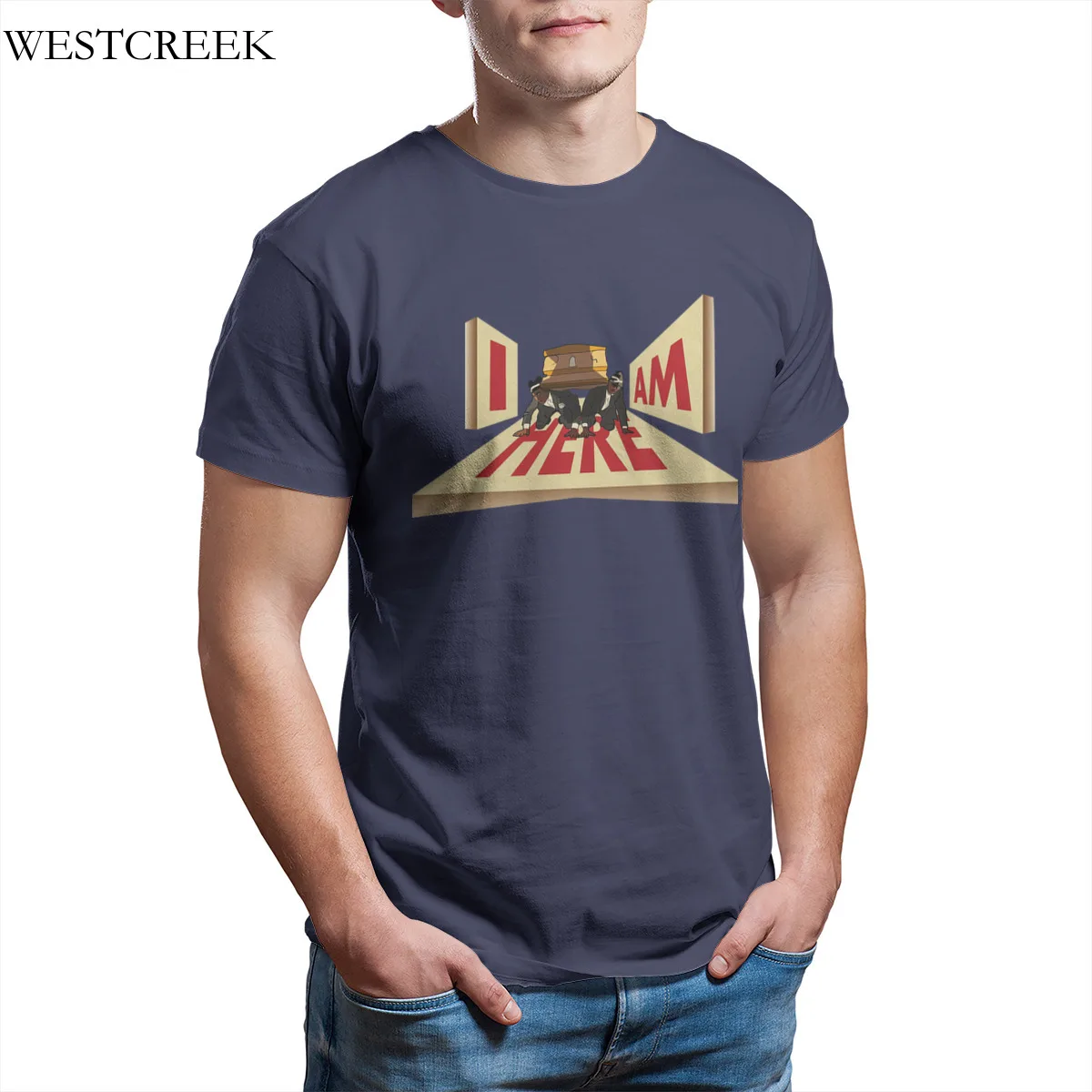 

Wholesale Men's T-Shirt The Coffin Dancers 100% Cotton Punk Kawaii Tshirts 36793