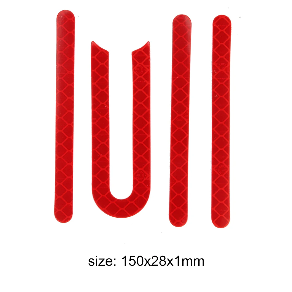 

2 Set PVC Electric Scooter Reflective Stickers E-scooter Safety Warning Decal for Xiaomi M365 Kick Scooter Reflective Sticker