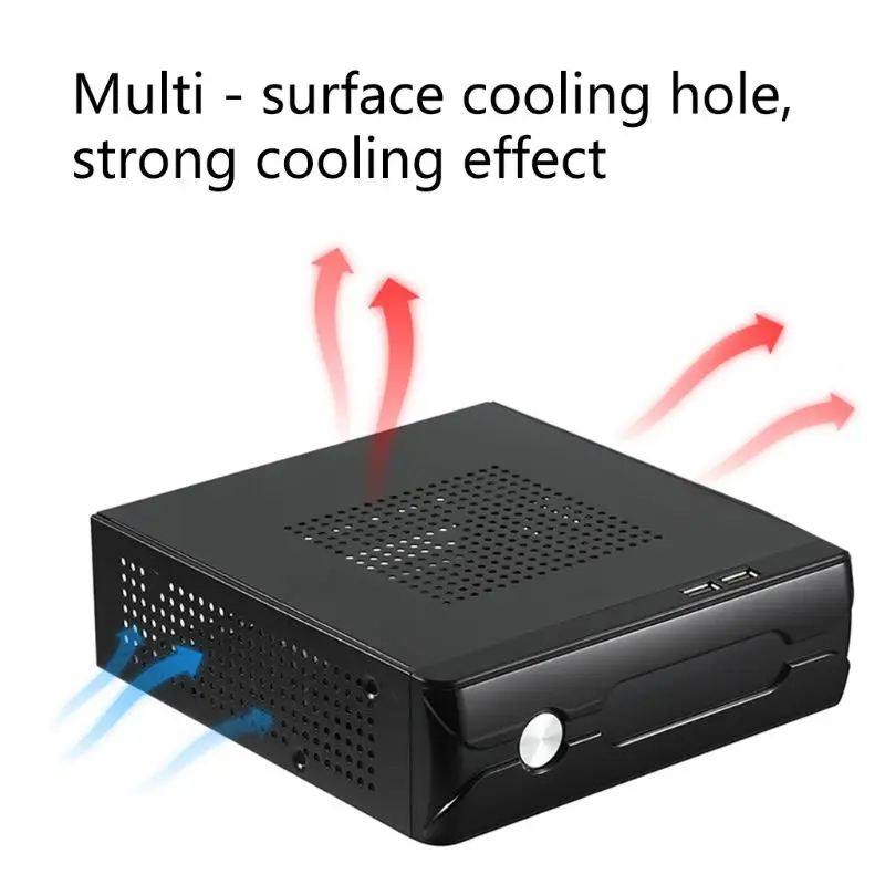 Корпус компьютера FH03/ FH05 Host Mini ITX горизонтальный металлический корпус для