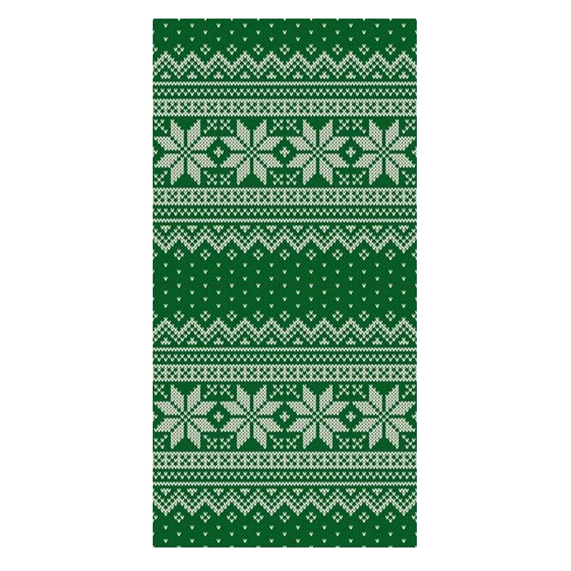 Green Red Blue Ugly Christmas Travel Towels For Kids Adult Gifts