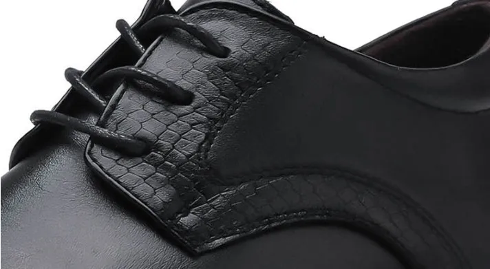 Мужские туфли из натуральной кожи с увеличением роста | Обувь