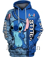 mens womens 3d stitching hoodie sweater anime cartoon boys and girls printed street fashion suit 2021 spring and autumn