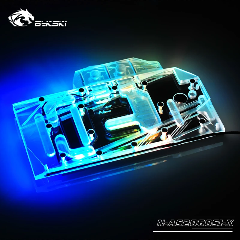 Блок водяного охлаждения Bykski для ASUS RTX 2060 O6G SI процессор GPU с функцией