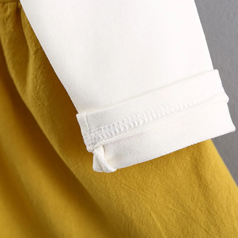 

Autumn Dress Suit Children Baby Kids Girl Toddler Cute Rabbit Long Sleeve Cross Bandage Two Piece Set Mini Dress