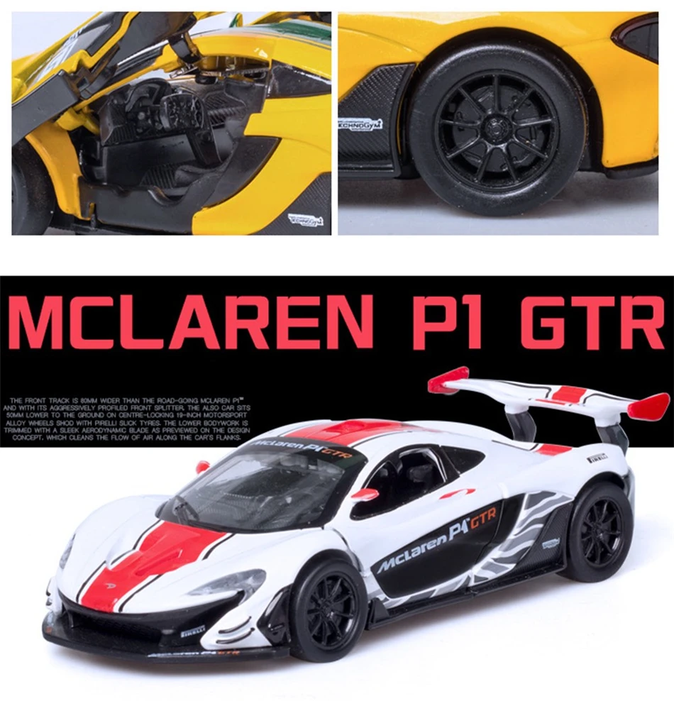 

Mclaren 1:32 toys sports cars alloy diecast 2 door model pull back miniature car 1/32 adult collection decoration birthday gifts