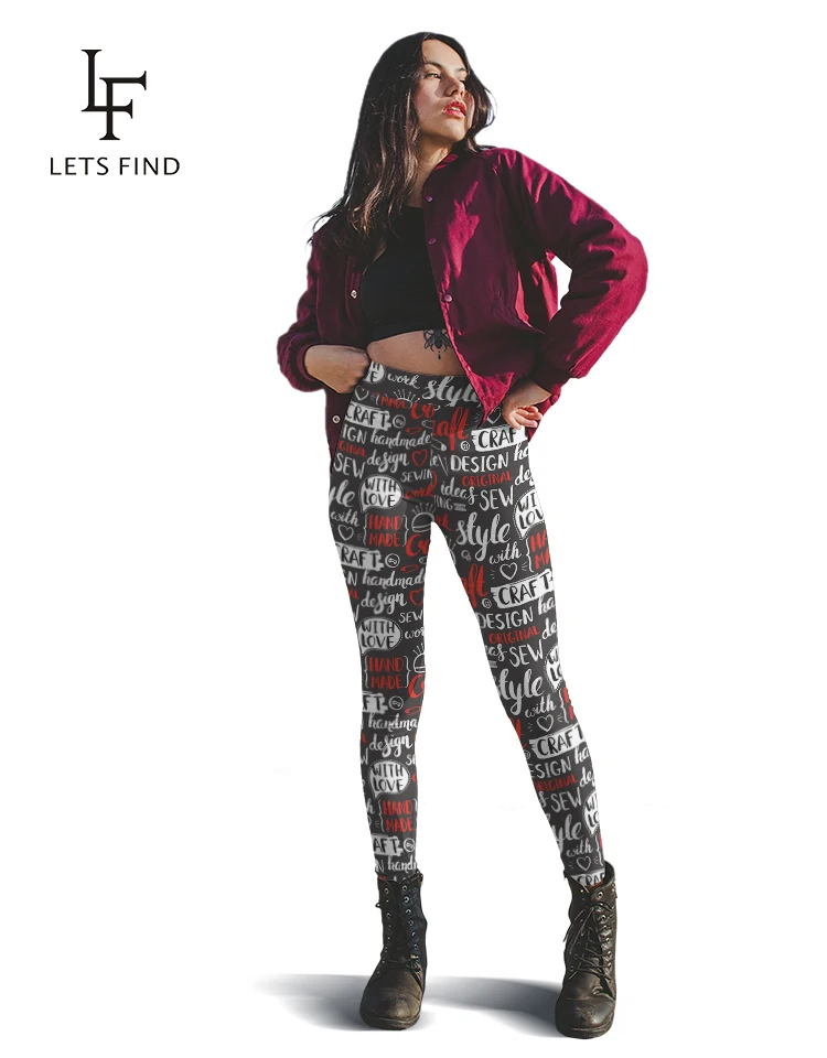 Леггинсы LETSFIND женские с высокой талией мягкие эластичные фитнес-Леггинсы