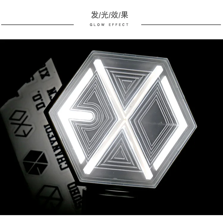 KPOP EXO ver.3album светильник-палочка Sehun Chanyeol концертный хип-хоп светящийся светильник для фанатов Подарочная коллекция kpop EXO светодиодный светильник