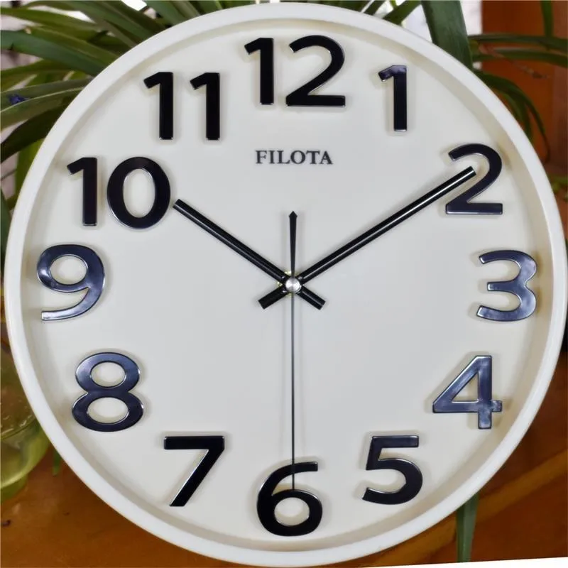 

Nordic Silent Wall Clock Modern Design Digital Kitchen Minimalist Wall Clock Living Room Office Bedroom Klok Home Decor AE50WC