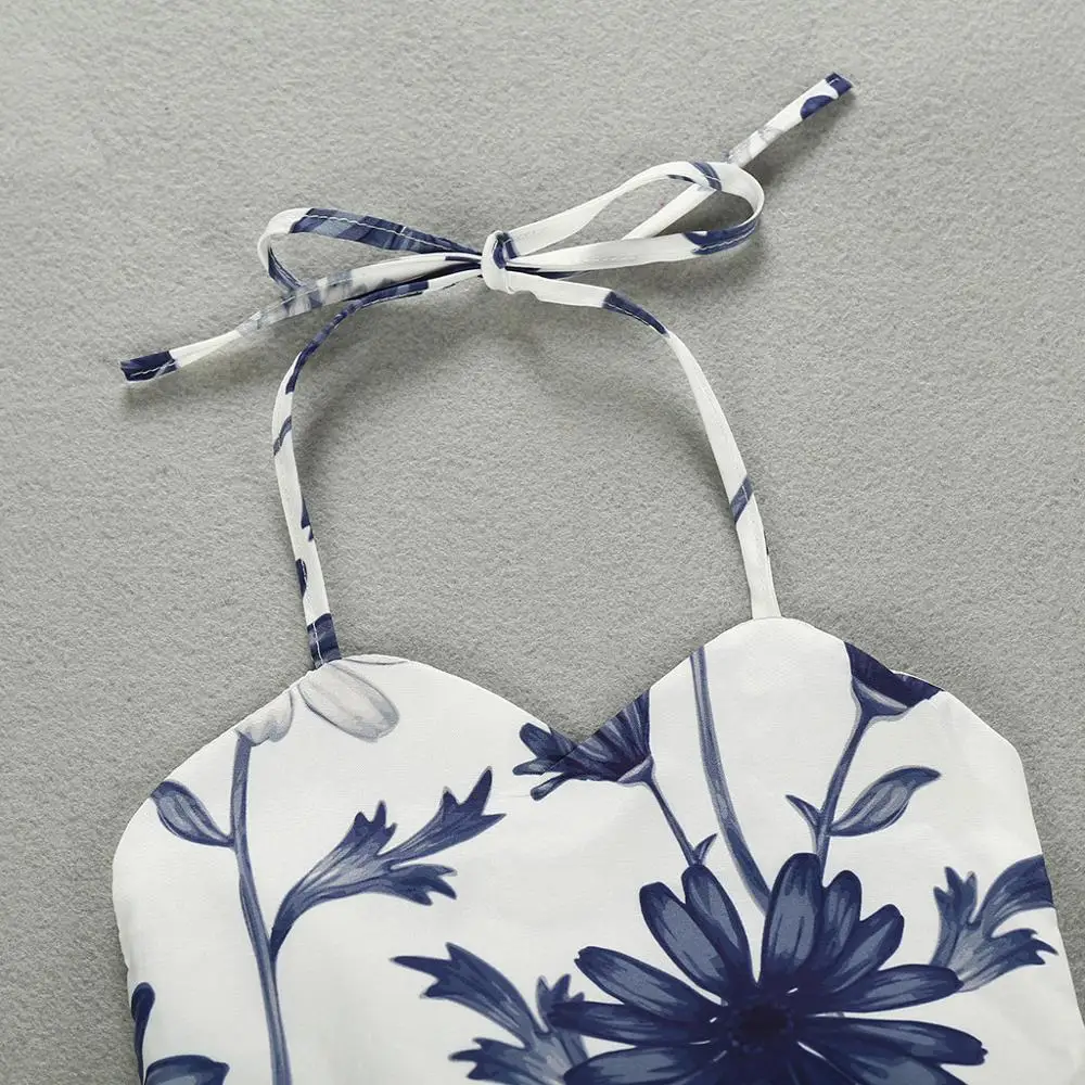 Комбинезон для новорожденных на бретельках с открытой спиной и оборками | Мать