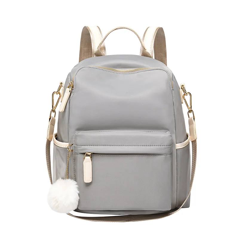 

New Fashion Casual College Style Ladies Large Capacity Simple Oxford Cloth Travel Backpack Purses and Handbags Luxury Cc Gg