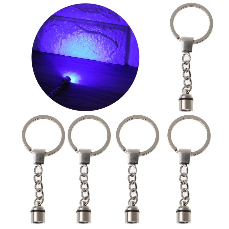 Брелок для ключей с кристаллами светодиодный светильник светящийся брелок