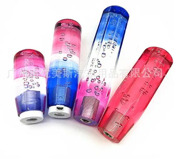 New 15cm Shift Knob Universal Crystal Bubble Gear Colorful Cool LED Light Fit For BMW Ford Passat Audi honda Toyota | Автомобили и