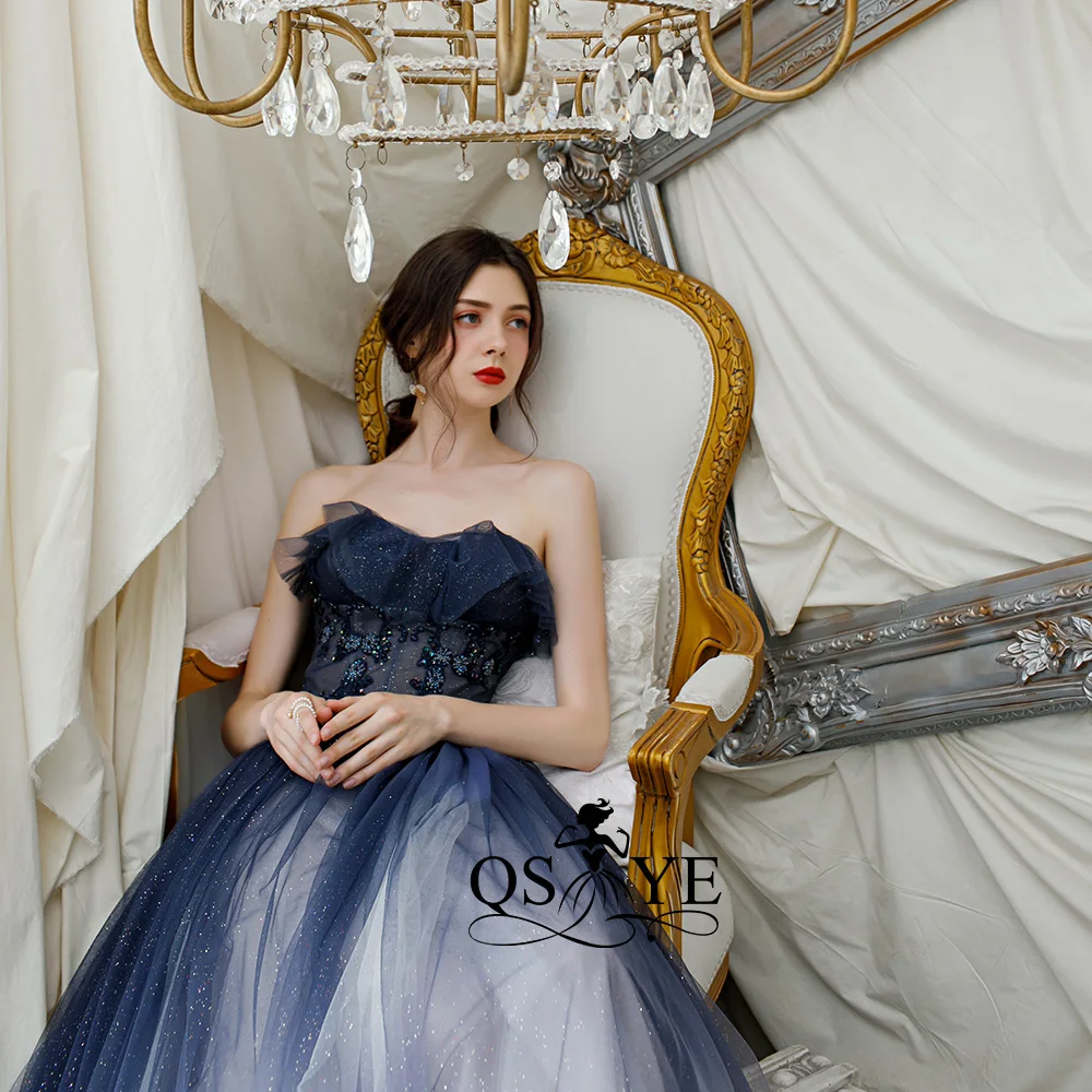 QSYYE ever pretty Длинные Выпускные платья Тюль возлюбленная vestidos largos украшенное бисером с длиной до пола формальное вечернее платье вечерние платья