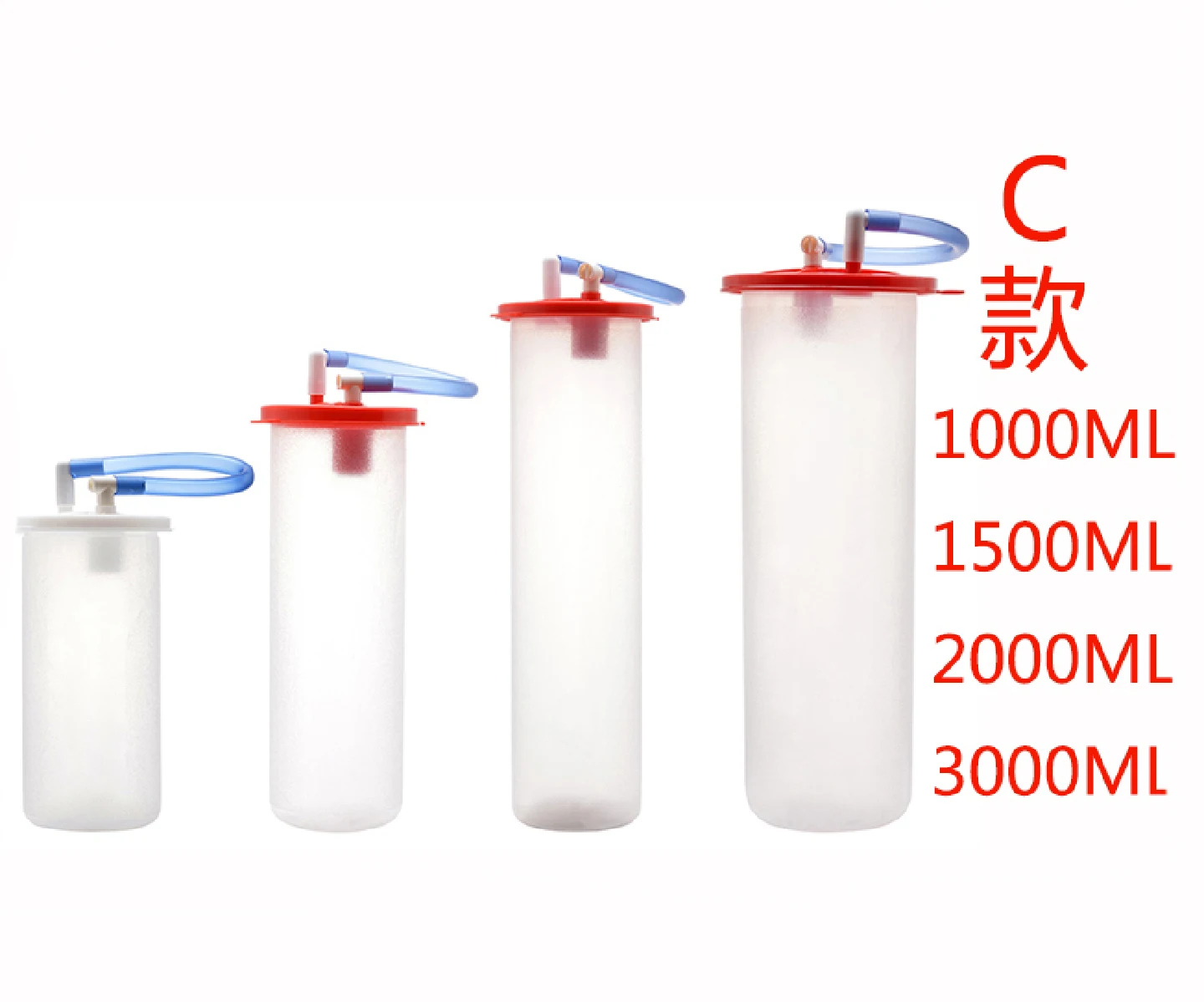 

1L 1000ml disposable medical suction liner with filter