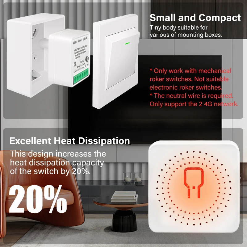 16A Tuya Мини DIY WiFi смарт-переключатель Zigbeee модуль с яндексом Алисой Alexa Google Home Smart Life