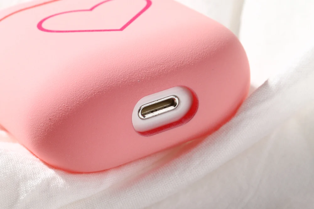 Чехол для Airpods чехол с милым сердечком чехол s Для Air Pods 1 2 чехол Bluetooth беспроводной защитный чехол для наушников на Airpods