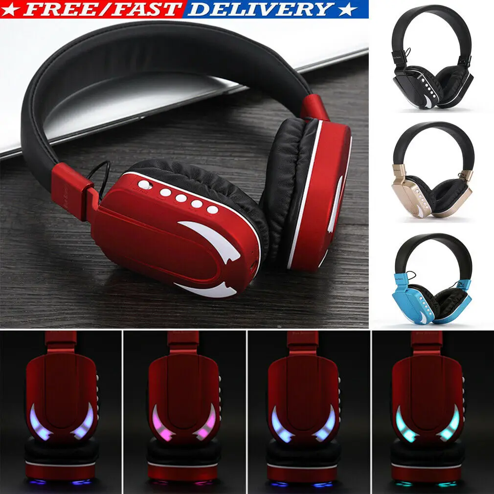 Игровая bluetooth-гарнитура беспроводной микрофон объемные стерео наушники для ПК ноутбука PS4 Xbox бег тренажерный зал Handsfree наушники