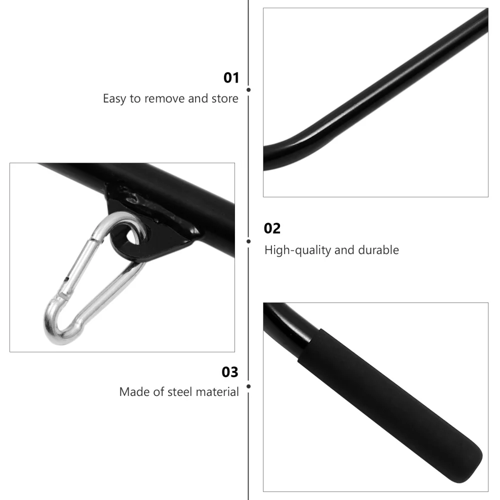 

1 Set Down Bar Cable Machine Attachment Curl Pulldown Bar Biceps Bar
