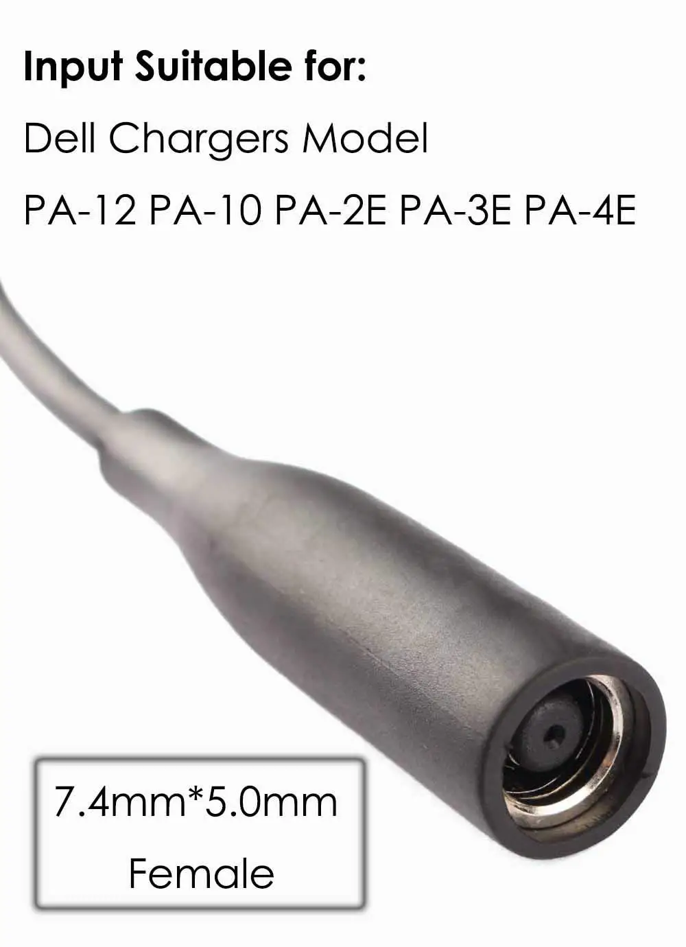 Адаптер для коннектора соединителя Dell 7 4*5 0 мм мама к 4 5*3 папа D5g6m 0d5g6m M3800 XPS 12 13 |