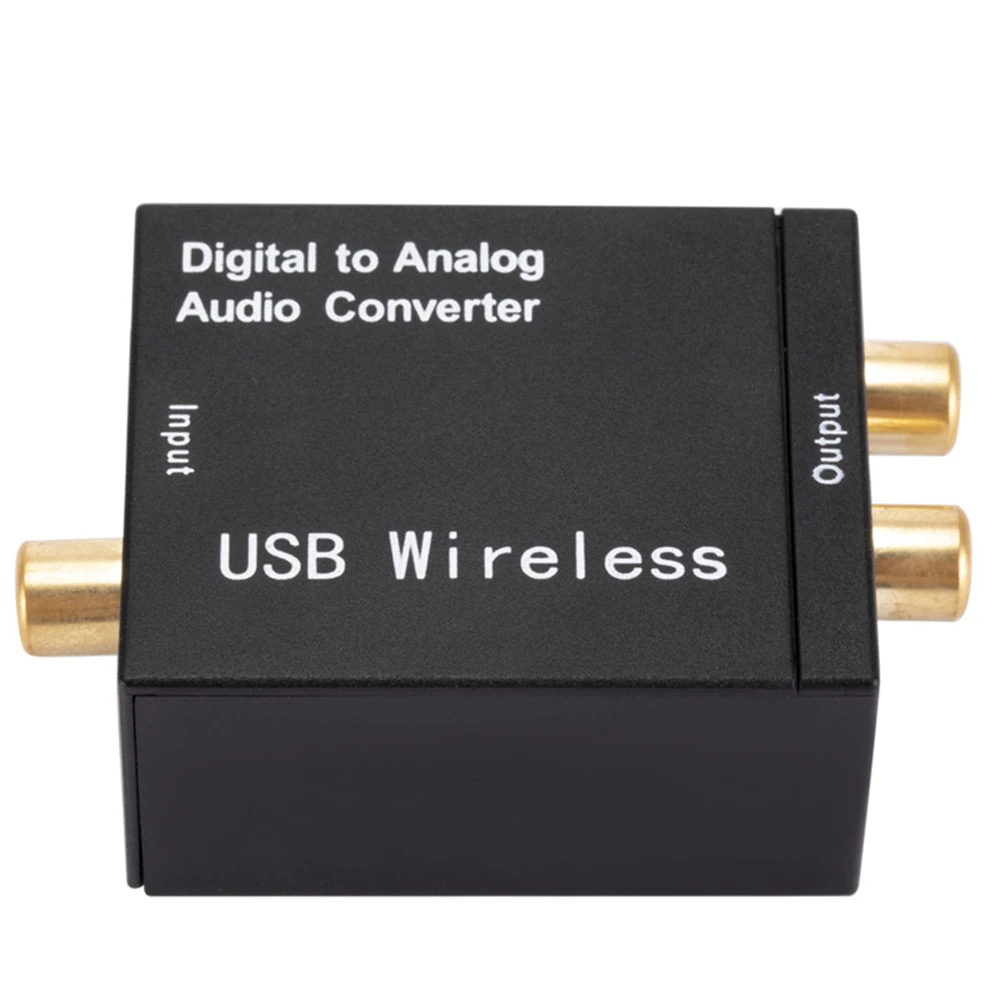 Digital to Analog Audio Converter Support Bluetooth Optical Fiber Toslink Coaxial Signal RCA R/L Decoder SPDIF DAC | Электроника