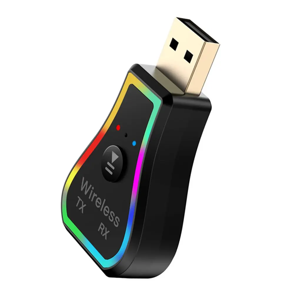 

Receiver Two-in-one Wireless Transmitter Receiver Wireless 5.0 Wireless Audio Adapter Car Hands-free Call