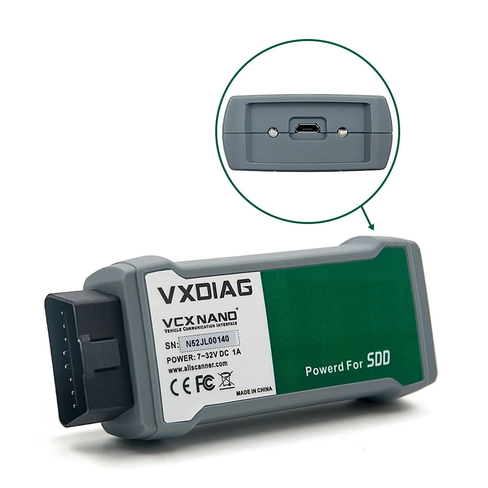 VXDIAG VCX NANO для JLR Авто диагностический инструмент Land Rover и Jaguar программного