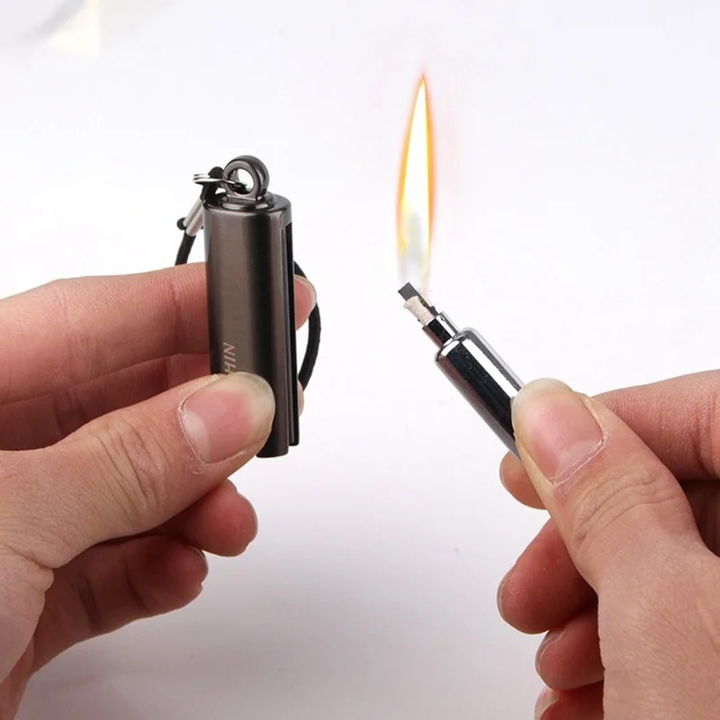 

Kerosene Ten Thousand Matches Portable Briquets Et Accessoires Fumeurs Soplete Cocina Pederneira Krzesiwo Gadzety Dla Mezczyzn