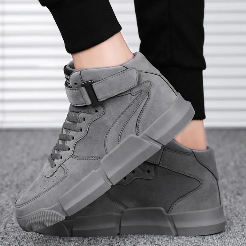 

Fashion Men Boots 2019 Outdoor Fashion Canvas High Top Shoes Men Casual Shoes Ankle Boots Confortable Boots Zapatos De Hombre