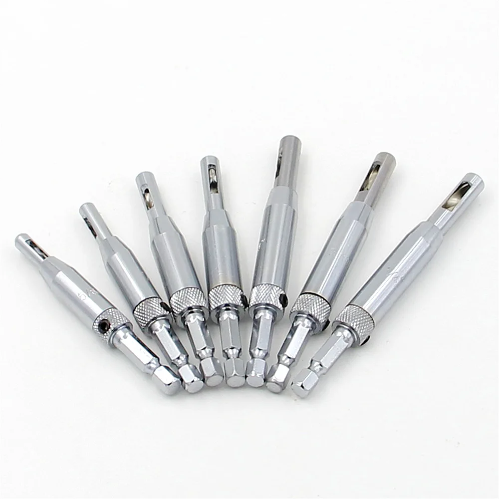 

Door and window hinge opener woodworking drilling hexagonal drill positioning special-shaped drilling set tool