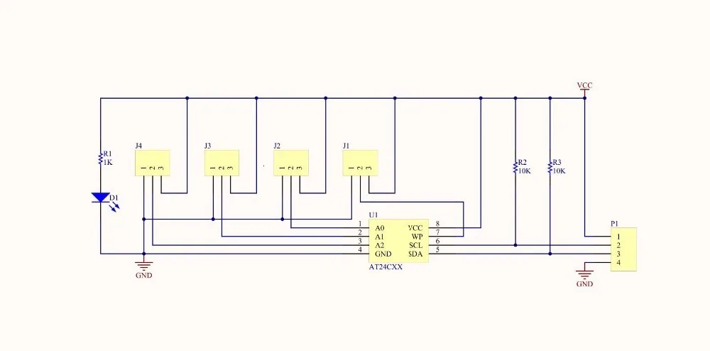 TZT AT24C256 24C256 IEC интерфейс EEPROM модуль памяти для arduino