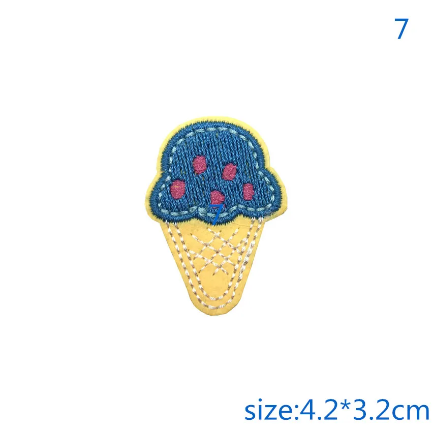 12 шт./лот Накладные железные патчи с мультяшными морожеными для ремонта детской одежды, шитья, ткани, аппликаций для тортов, ручной работы, знаков на пальто.
